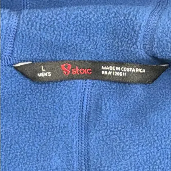 Stoic Welder Hi Softshell Jacket Men's Large Blue